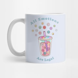 All Emotions are Legal. Emoji Drink Mug